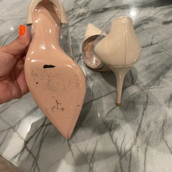Gianvito Rossi nude PVC heel - Picture 6 of 6